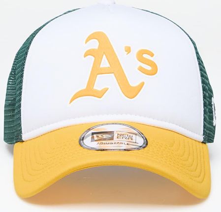 New Era 9FORTY AF Trucker MLB Logo Trucker Oakland Athletics A Gold/ Dark Green
