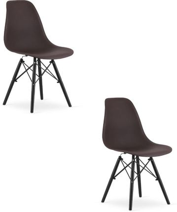 Krzesło OSAKA kawa / nogi czarne x 2