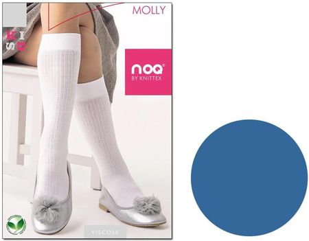 Podkolanówki dziewczęce wiskoza Molly Jeans 14-16