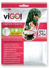 Zdjęcie Vigo Tacki Papierowe 7313224 13x20cm 24 szt. - Skarszewy
