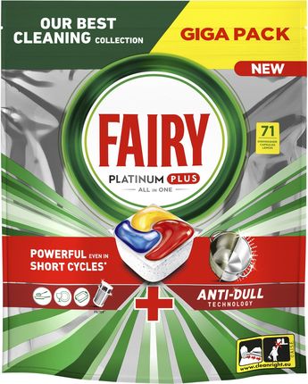 Fairy Platinum Plus All In One Tabletki do zmywarki Cytryna 71 szt.