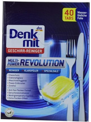 Denkmit Multi Power Revolution tabletki do zmywarki 40szt.