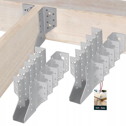 Kotarbau Wieszak Belki Drewnianej Łącznik Wspornik Budowlany Stal Ocynk. 11,1x3,8cm