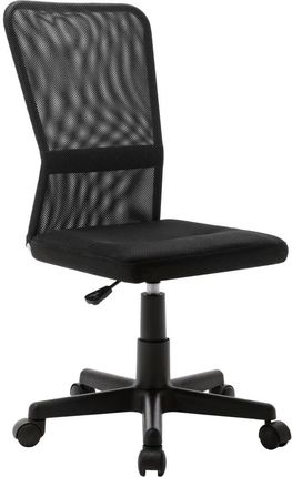 Zakito Home Krzesło Biurowe Obrotowe Z Siateczką Czarne 44X52X90-100Cm