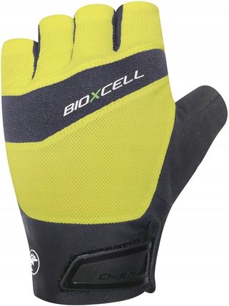 Rękawiczki Rowerowe Kolarskie Chiba Bioxcell Pro Żółte