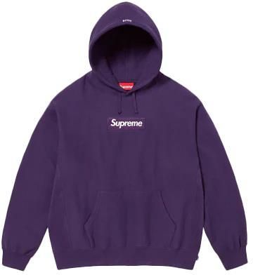 【Supreme】Small Box Zip Up Hooded Sweatshirt★Purple★24FW Supreme Reflective Small Box Zip Up Sweatshirt (FW18) - $158
