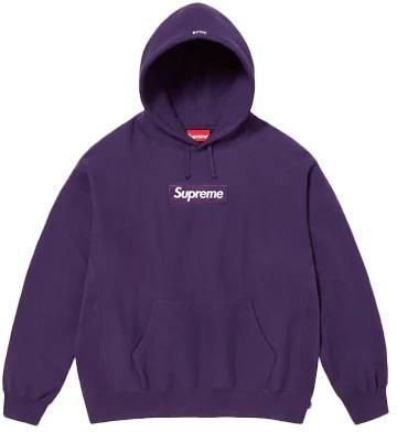 Supreme Box Logo Hooded Sweatshirt Dark Purple (FW23) - M - Ceny i opinie -  Ceneo.pl