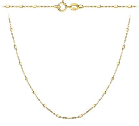 Biżuteria Gabor Złoty Naszyjnik Delikatne Kosteczki 42Cm 585