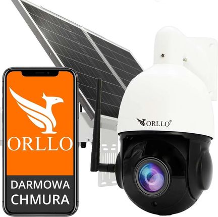 Orllo Kamera Zewnętrzna Obrotowa Gsm Z18 + Panel Fotowoltaiczny Sm6030 Pro (Z18SIMSM6030PRO)