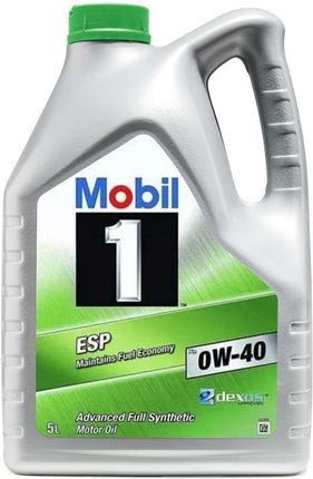 Mobil 1 0W-40 ESPエンジンオイル 5Lボトル2本 eslp41.jpg