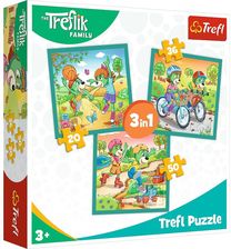 Zdjęcie Trefl Puzzle 3w1 Poznaj Trefliki 34872 - Kraków
