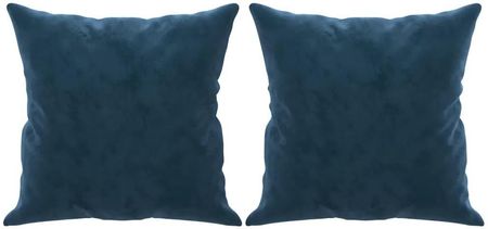 Zakito Home Poduszki Dekoracyjne Aksamitne 40X40 Cm Niebieskie (2 Szt.)