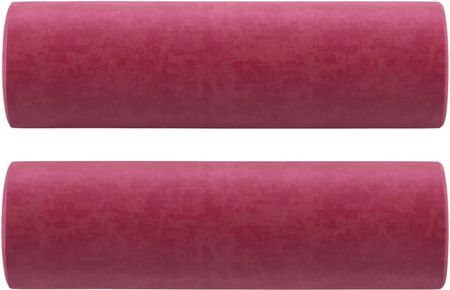 Zakito Home Poduszki Dekoracyjne Aksamitowe 15X50Cm Winna Czerwień