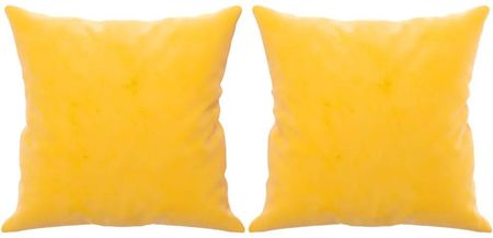 Zakito Home Poduszki Dekoracyjne Aksamitowe 40X40 Cm Żółte
