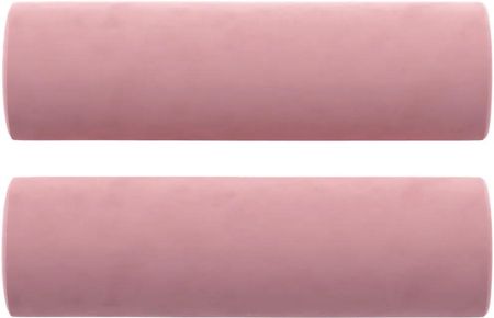 Zakito Home Poduszki Dekoracyjne Aksamitowe Różowe 15X50 Cm (2 Szt.)