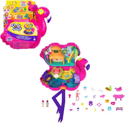 Mattel Polly Pocket Walizka Piniata Flaming Zestaw 26 Niespodzianek HJN76