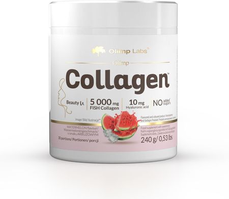 Olimp Collagen kolagen rybi w proszku 240 g – smak arbuzowy