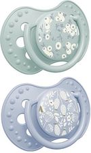 Zdjęcie Smoczek silikonowy dynamiczny LOVI 6-18m 2 szt. Blossom Blue - Pyzdry