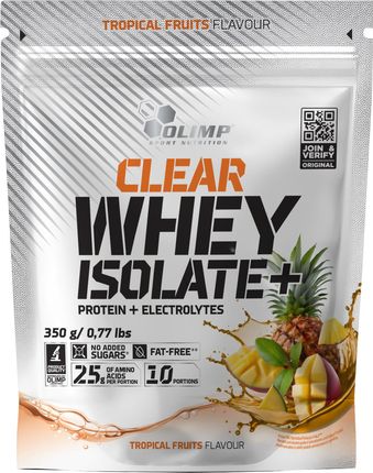 Olimp Clear Whey Isolate+ - 350 g-Tropical Fruits
