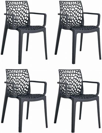 Krzesło OKIN - czarne x 4