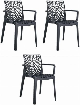 Krzesło OKIN - czarne x 3