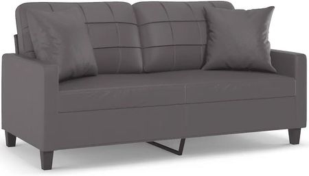Zakito Home Sofa 2 Osobowa Szara 158X77X80 Cm + Poduszki