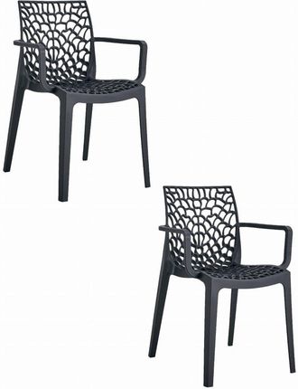 Krzesło OKIN - czarne x 2