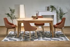 Zdjęcie EDMONDO stół rozkładany dąb naturalny prostokątny 6/8 osobowy boho - Międzybórz