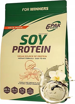 6Pak Nutrition Soy Protein Izolat Białko Roślinne Sojowe Vege 700G