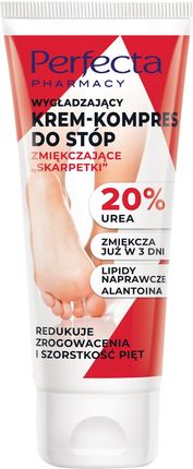 Perfecta Pharmacy Wygładzający krem-kompres do stóp zmiękczające ,,skarpetki" 20% urea