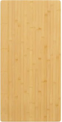 Zakito Home Bambusowy Blat Stołowy 50X100X2,5 Cm Naturalny