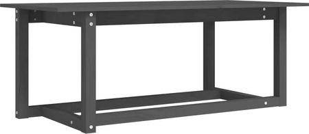 Zakito Home Stolik Kawowy Drewniany 110X55X45 Szary