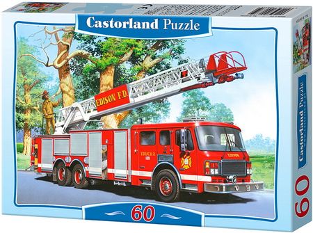 Castorland Puzzle 60 Elementów Wóz Strażacki
