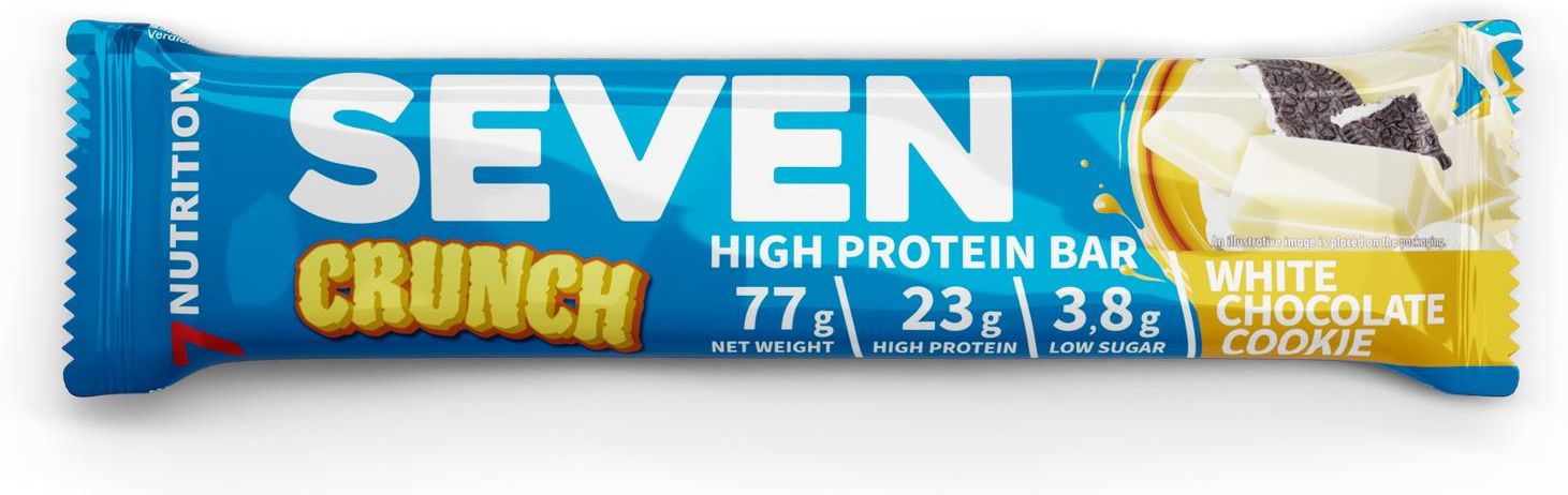 7 Nutrition Seven Crunch Hp Bar 77G White Chocolate Cookie Ceny I 7 Nutrition Seven Crunch Hp Bar 77G White Chocolate Cookie Ceny I
