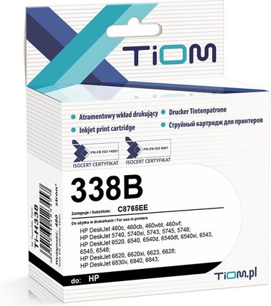 Tiom Do HP 338B C8765EE Czarny (TIH338)