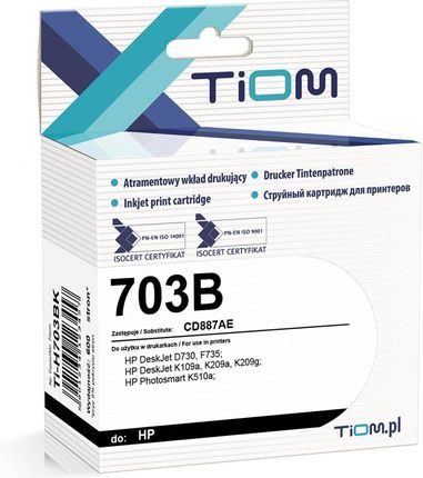 Tiom Do HP 703B CD887AE Czarny (TIH703BK)