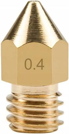 X3D Dysza Mosiężna Brass MK8 0,4mm 1,75mm Creality Ender Pro V2 Cr 