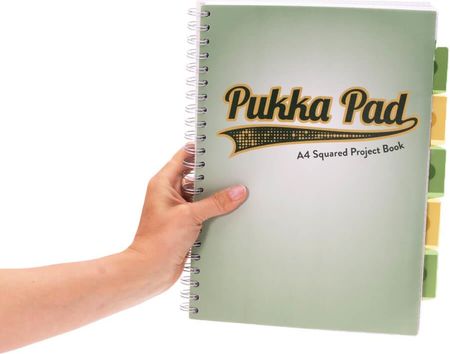 Pukka Pad Kołozeszyt A4 W Kratkę 200 Stron Project Book Sage