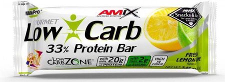 Amix Low Carb 33% Protein Bar Cytryna Limonka 60G