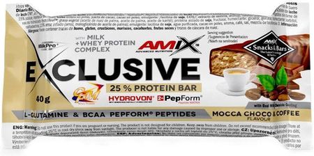 Amix Exclusive Protein Bar Mocca Choco Coffee 40G