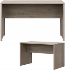 Zdjęcie Liveo Meble Biurko Szkolne Prostokątne Stolik Do Nauki I Pracy Dąb Cremona Aston An12 - Sławków