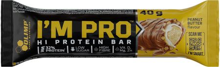 Olimp Sport Nutrition Im Pro Protein Bar 40G Peanut Butter