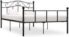 Zakito Europe Metalowa Rama Łóżka 140X200 Cm Czarna 100035145153_284526
