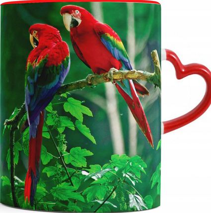 Prodej Kubek Czerwone Serce Papugi 05