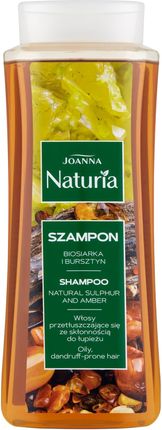 Joanna NATURIA Szampon z biosiarką i bursztynem  500ml