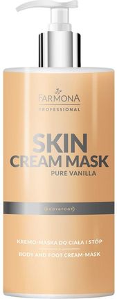Farmona Skin Cream Mask Pure Vanilla Kremo Maska Do Ciała I Do Stóp Wanilia 500ml