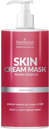 Farmona Skin Cream Mask Peony Essence Kremo-Maska Do Ciała I Stóp Piwonia 500ml
