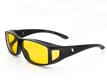 Okulary przeciwsłoneczne żółte z polaryzacją + etui EM