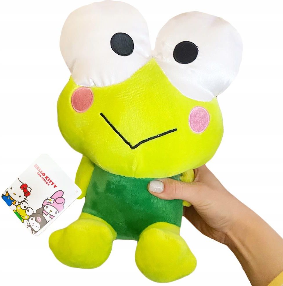 Play By Keroppi 24Cm Oryginalna Maskotka Żaba Hello Kitty