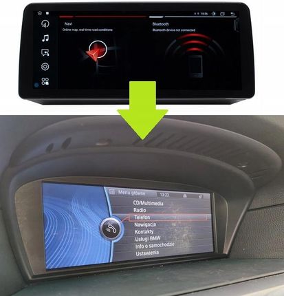 Smart-Auto Radio Nawigacja Bmw Serii 3 E60 E90 (MW3E60E90CIC43212320082013X) - zdjęcie 2